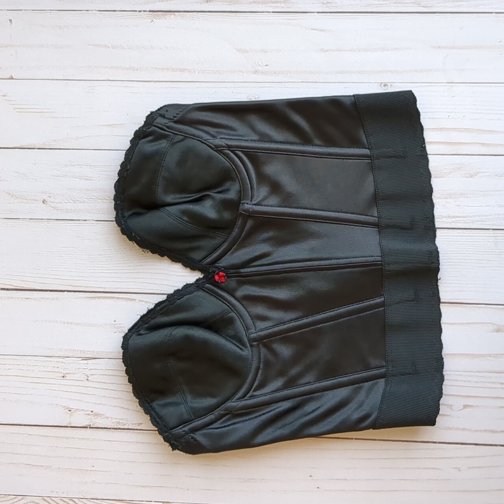 Carnival strapless corset bra black 34b